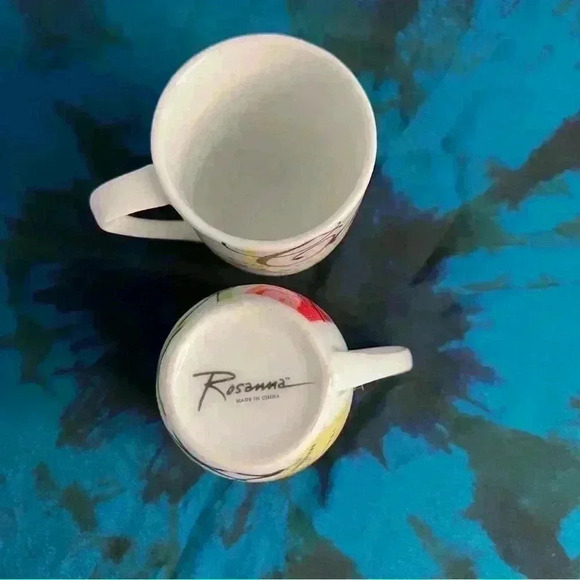 Rosanna Caffe Latte Coffee Mug Pair EUC - Picture 3 of 3